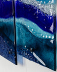 Artisan Blue Ocean Staggered Triptych