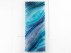 Artisan Blue Waves Wall Panel