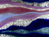 Artisan Blushed Waves Circular Wall Piece