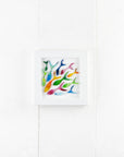 Small Art Frame - Shoal of Fish Rainbow