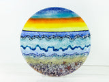 Artisan By The Beach Sunset Round Dish