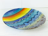 Artisan By The Beach Sunset Round Dish