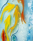 Artisan Calming Koi Wall Panel