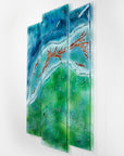 Artisan Carbis Bay 90cm Staggered Triptych