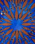 Artisan Circle Of Fish Large Art Frame - Royal Blue