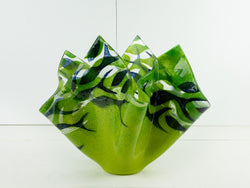Artisan Emerald Fish Large Vase