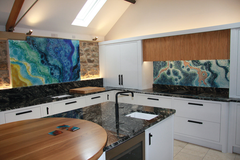 Splashbacks – Jo Downs Handmade Glass