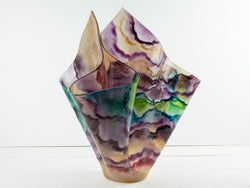 Artisan Coral Waves Extra Large Vase