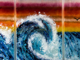 Artisan Crashing Waves Staggered Triptych