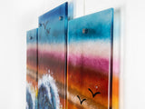Artisan Crashing Waves Staggered Triptych