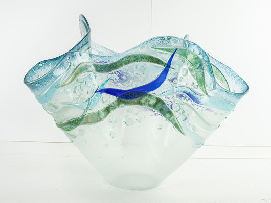 Artisan Crystal Currents Extra Large Vase