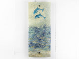 Artisan Crystal Dolphins Small Wall Panel
