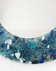 Artisan Beachcomber 50cm Round Mirror - Aqua Blues