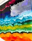 Artisan Rainbow Waves Extra Large Art Frame