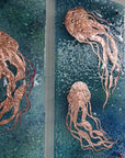 Artisan Jellyfish Intricate Triptych