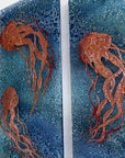 Artisan Jellyfish Intricate Triptych