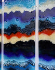 Artisan Vibrant Sunset 90cm Staggered Triptych