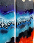 Artisan Vibrant Sunset 90cm Staggered Triptych