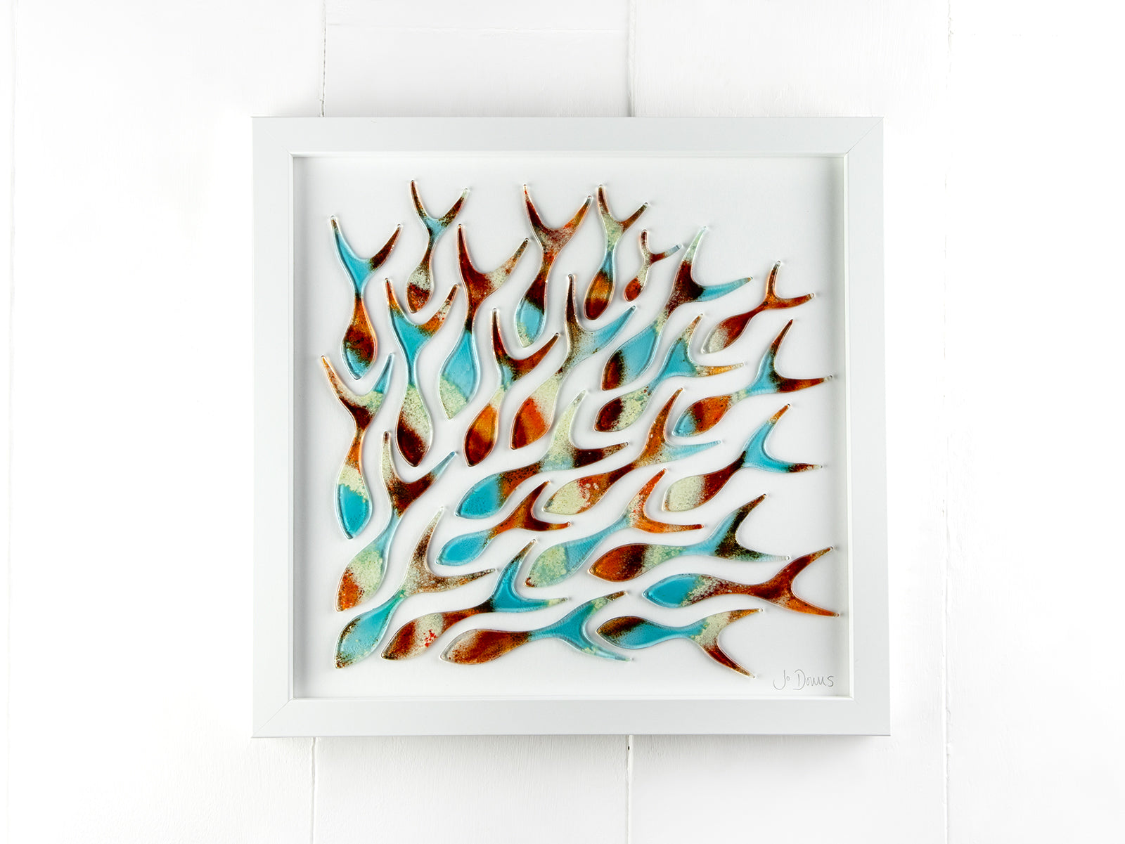 Shoaling Fish Indian Summer Large Art Frame