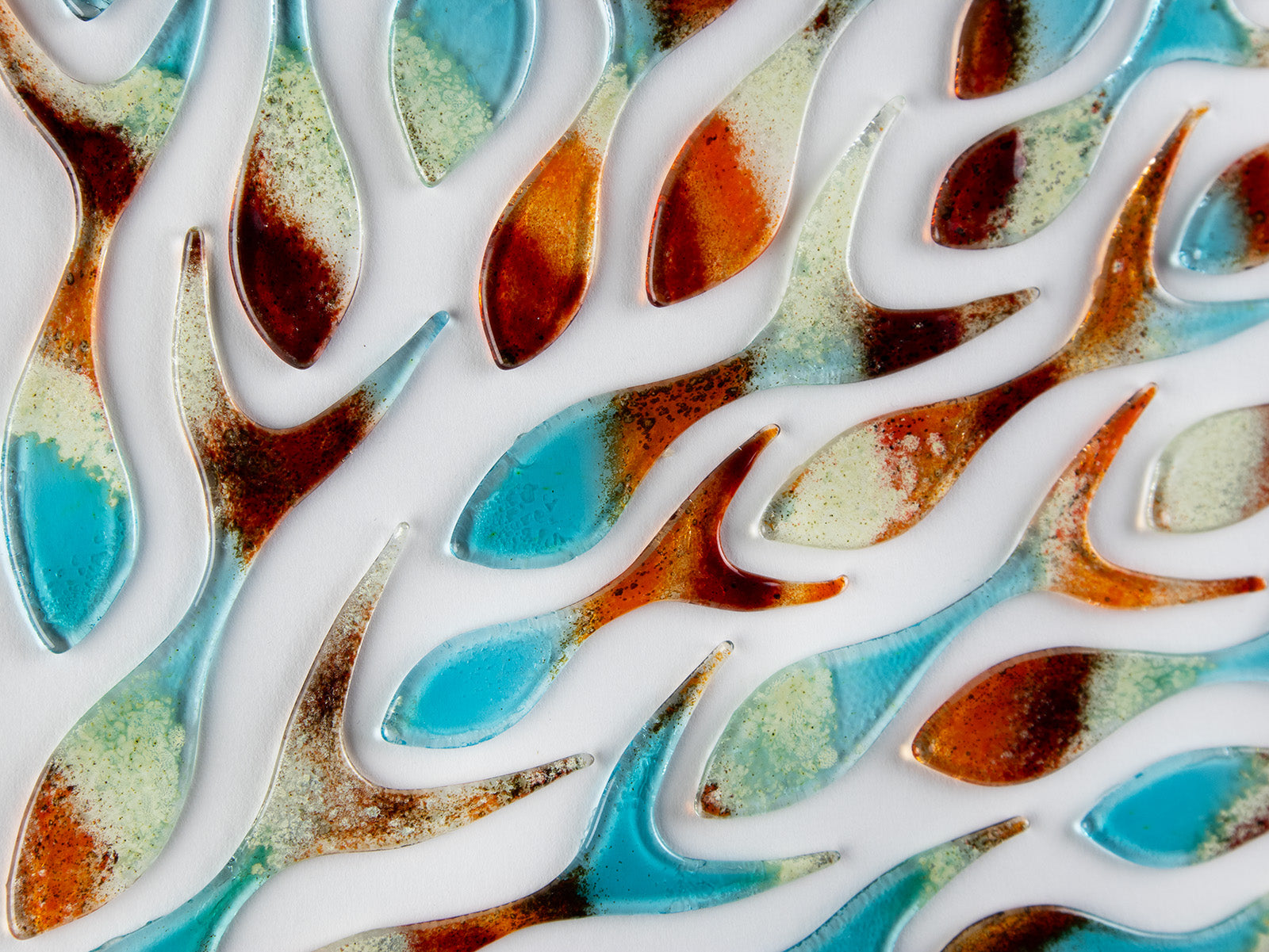 Shoaling Fish Indian Summer Large Art Frame