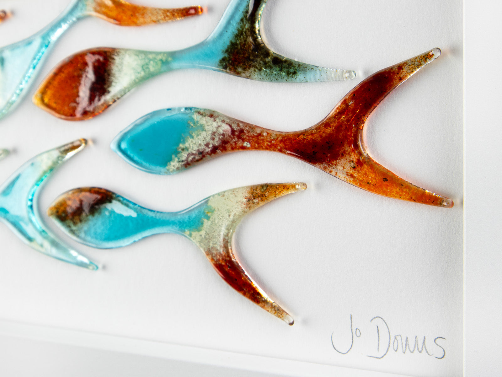 Shoaling Fish Indian Summer Large Art Frame