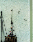 Artisan Into The Harbour Small Staggered Triptych
