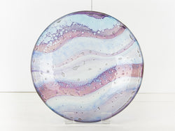 Artisan Lilac Waves Extra Large Deep Dish