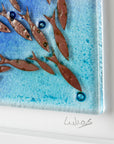 Artisan Swimming Fish Medium Art Frame - Marine