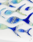 Shoaling Fish Marine Blue Rectangular Art Frame