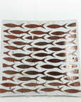 Swimming Fish Large Square Platter