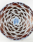 Artisan Circle Of Leaves Round Dish