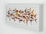 Shoaling Fish Moroccan Ocean Rectangular Art Frame