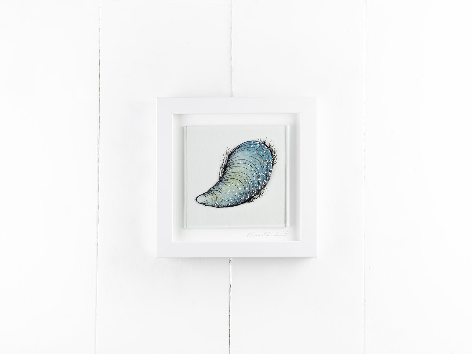 Artisan Blue Mussel Medium Art Frame - Outlet