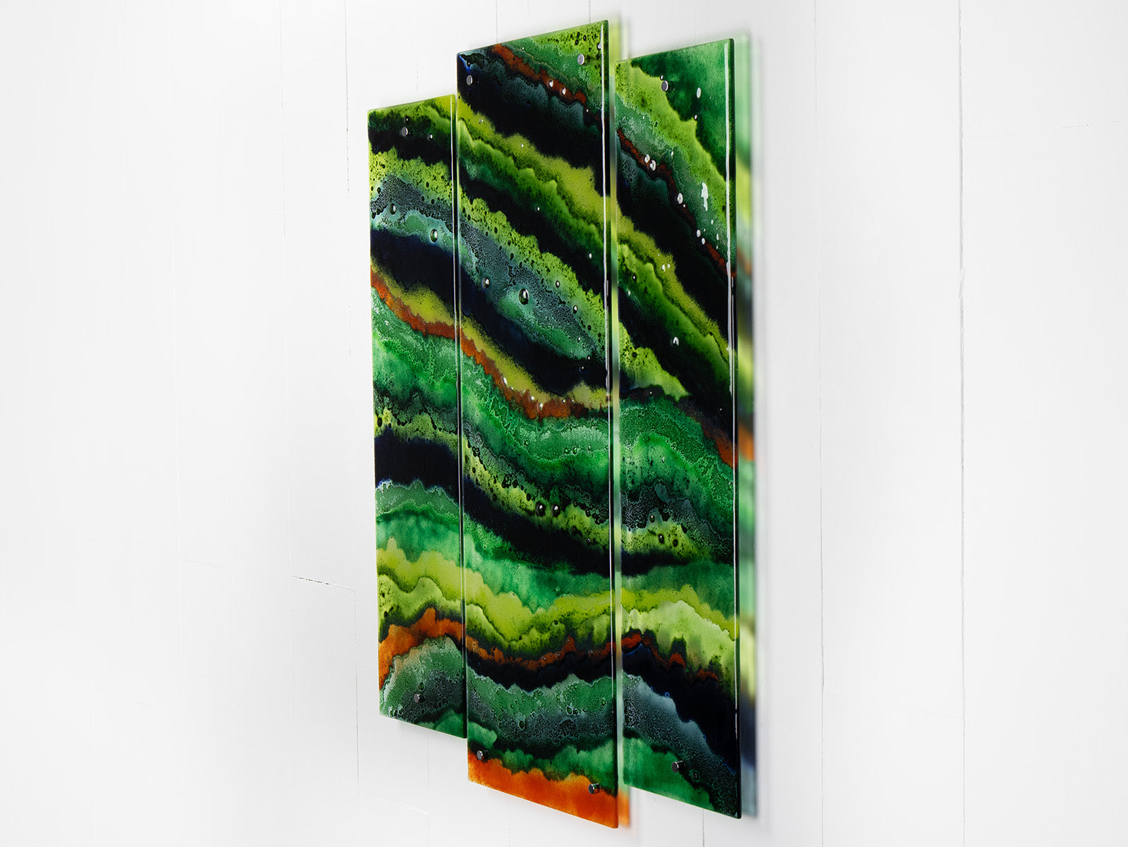 Artisan Natural Waves 90cm Staggered Triptych
