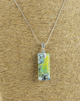 Artisan Pendant Necklace - Spring Swirl