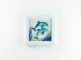 Artisan Aqua Dolphin Medium Art Frame