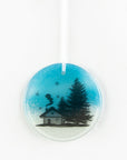 Christmas Hanging - Winter Cabin Bauble