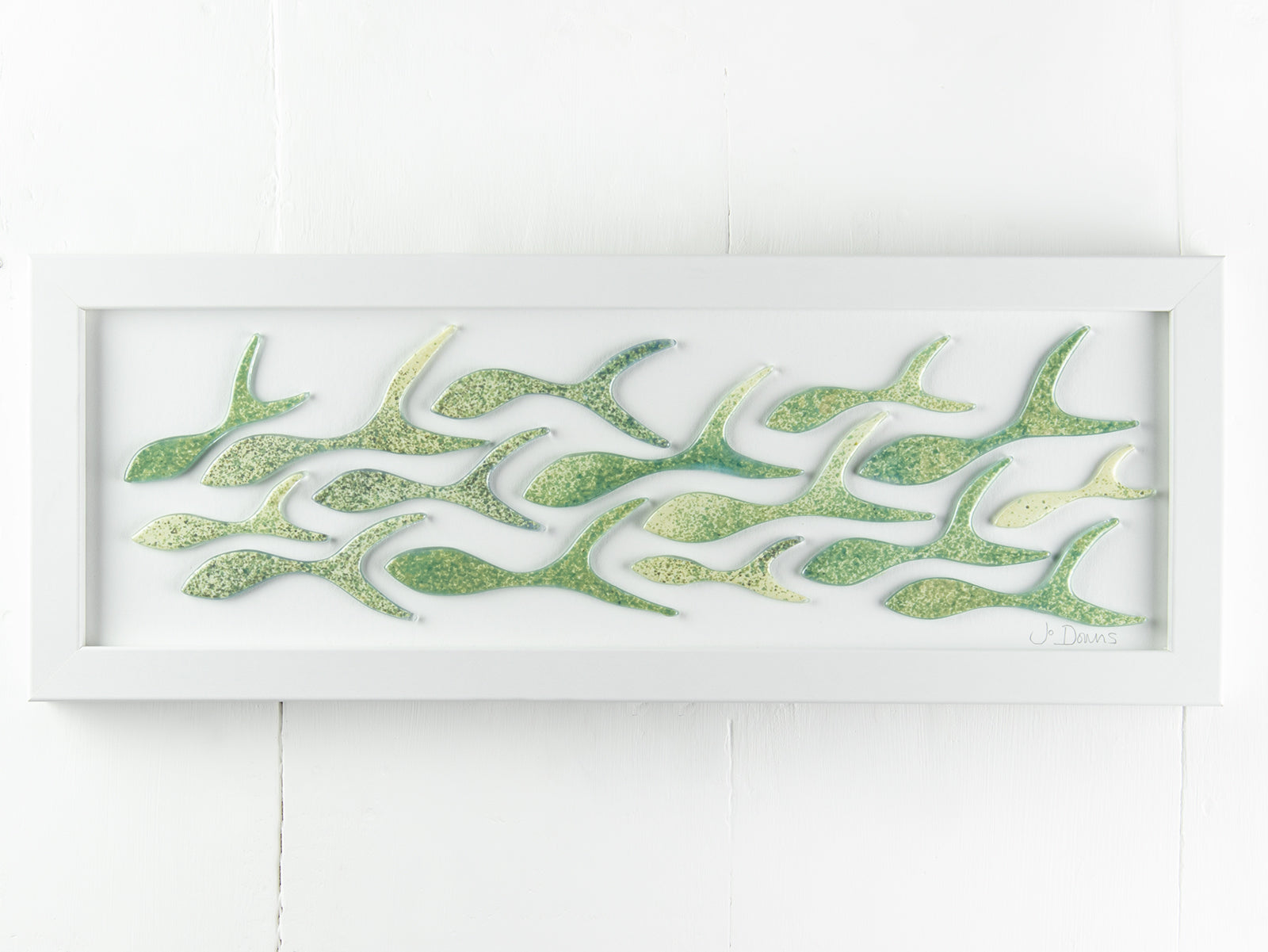Shoaling Fish Ocean Moss Rectangular Art Frame