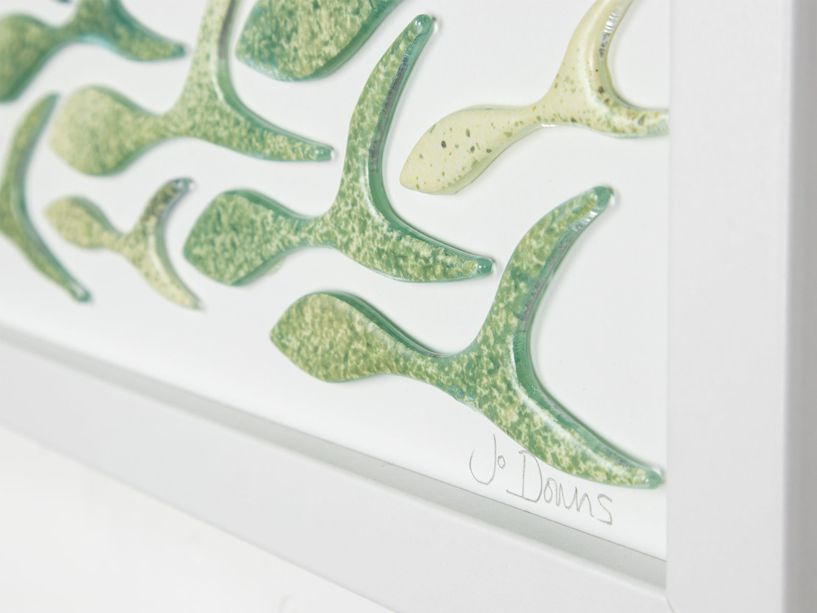 Shoaling Fish Ocean Moss Rectangular Art Frame