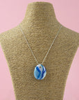 Artisan Large Pendant Necklace - Ocean Rose