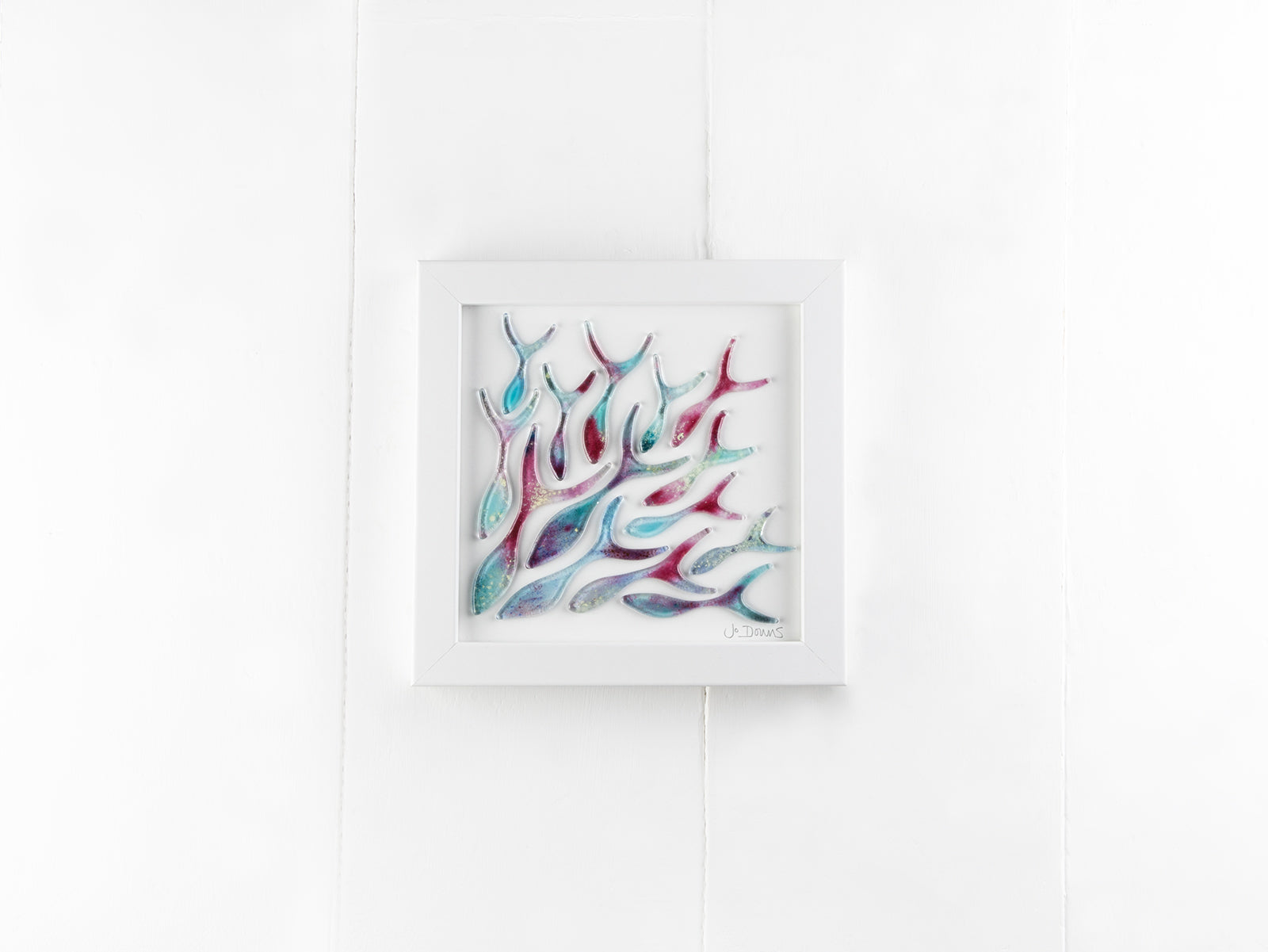 Shoaling Fish Ocean Rose Medium Art Frame