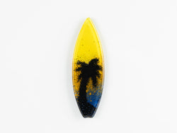 Surfboard Magnet - Palm Tree