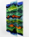 Artisan Paradise Waves 90cm Staggered Triptych