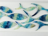 Shoaling Fish Pearl Rectangular Art Frame