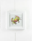 Artisan Coastal Crab Pink Medium Art Frame