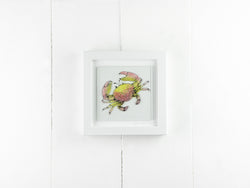 Artisan Coastal Crab Medium Art Frame - B