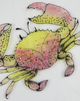 Artisan Coastal Crab Pink Medium Art Frame