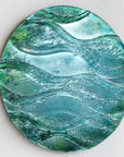Artisan Shimmering Waves 50cm Round Panel