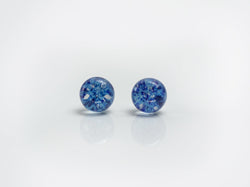 Artisan Stud Earrings - Ocean Blue