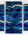 Artisan Ocean Waves Staggered Triptych